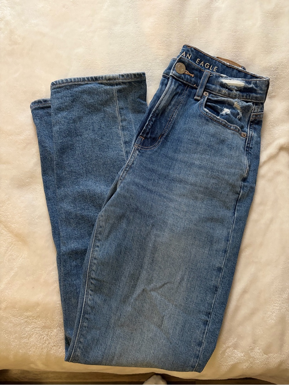 American Eagle High Rise 90s Bf Jeans - image 1